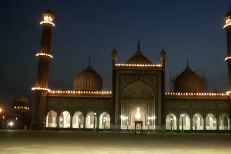 Jama Masjid illuminates with bright lights as Ramzan moon sighted