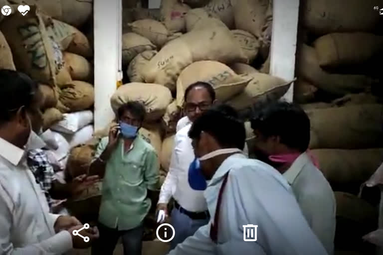 agricultural officer raid on corn store