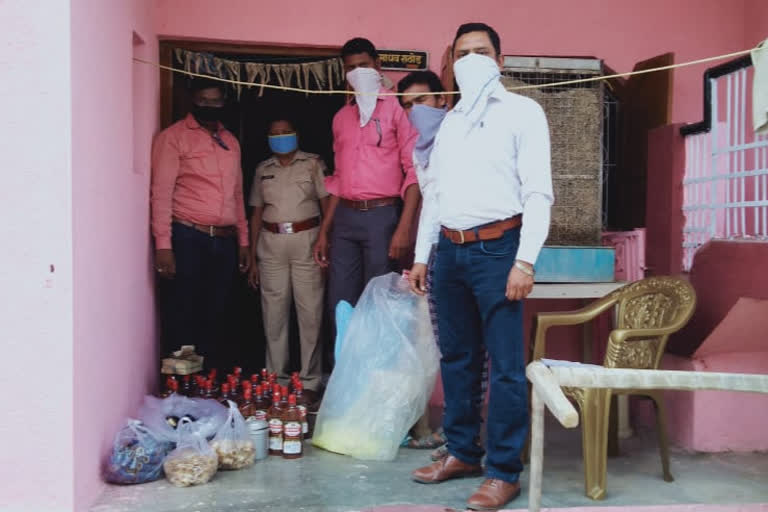 State Excise Department raids counterfeit liquor factory