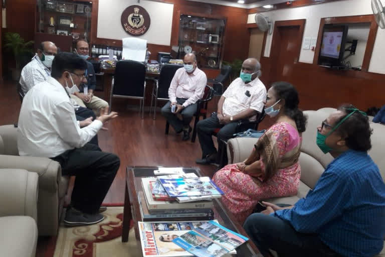 The IMA Odisha branch met with the DG to protect doctors and health workers