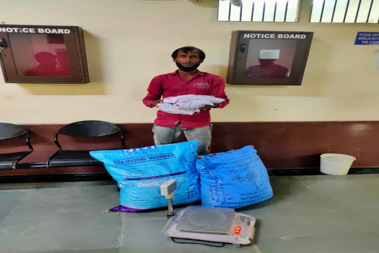 Gurugram police arrested a drug dealer