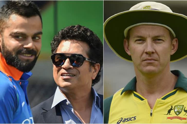 virat kohli can break sachin's record, Brett Lee, Sachin Tendulkar's 100 tons record, ସଚିନଙ୍କ 100 ଶତକର ରେକର୍ଡ, ସଚିନଙ୍କ ରେକର୍ଡ ଭାଙ୍ଗିବେ କୋହଲି, ବ୍ରେଟ ଲି