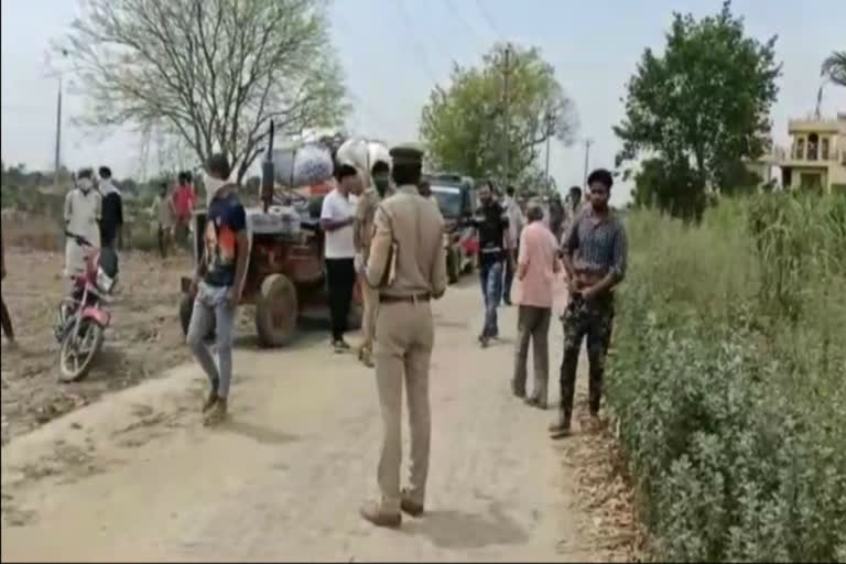 dispute over crop harvesting in Ghaziabad