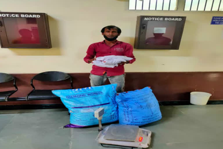 Gurugram police arrested a drug dealer