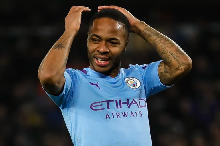 Manchester City forward Raheem Sterling