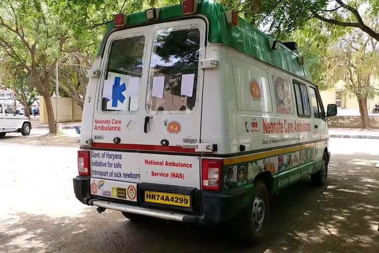 Kovid-19 Test Mobile Van for rozedar in nuh