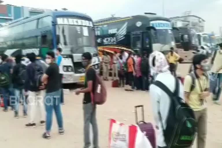 students left from kota