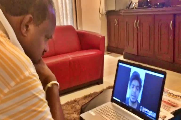 HD Kumaraswamy Video Conference