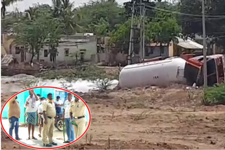 gas lorry bolta in anantapuram district