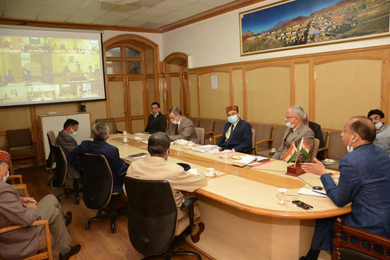 PM modi meeting with cm jairam thakur