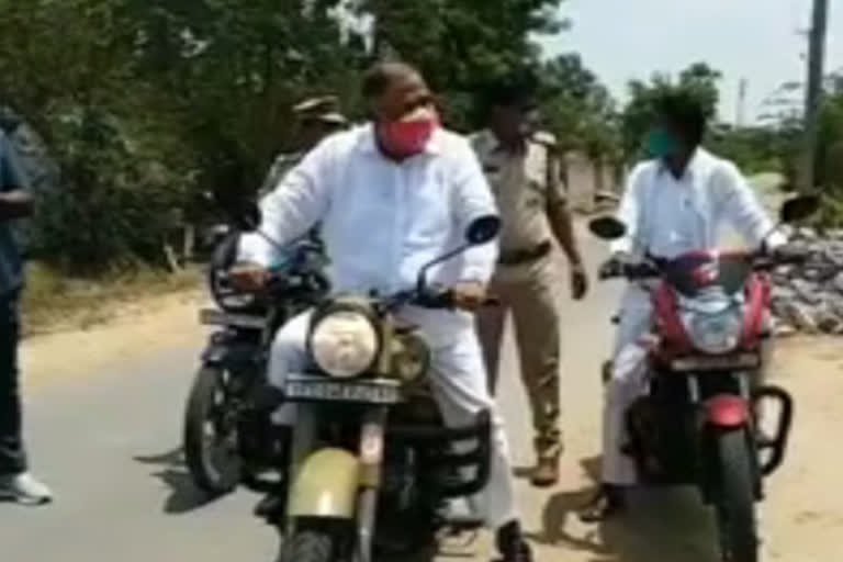 MLA UPENDER REDDY DISTRIBUTED DAILY COMMODITIES