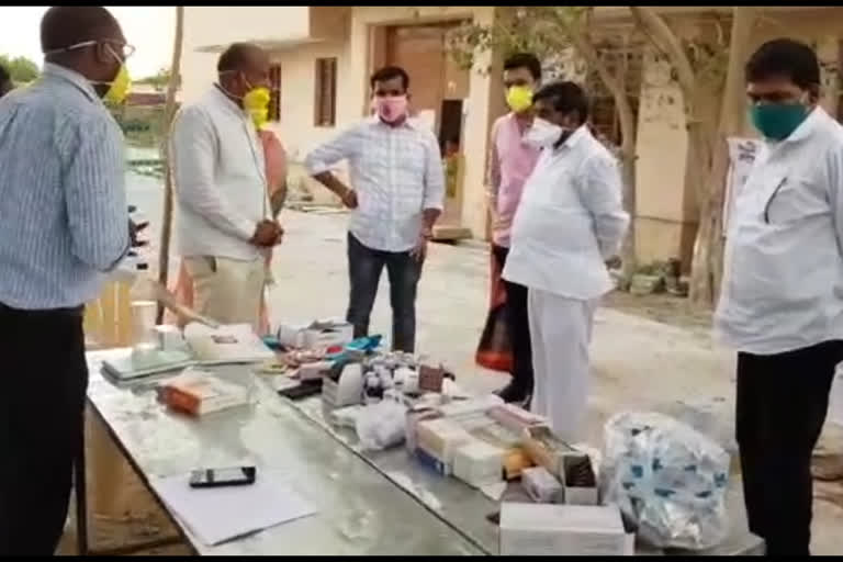 minister jagadish reddy visited containment areas in suryapet