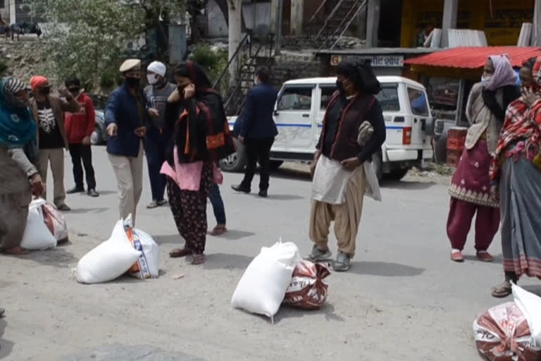 ration to laborers