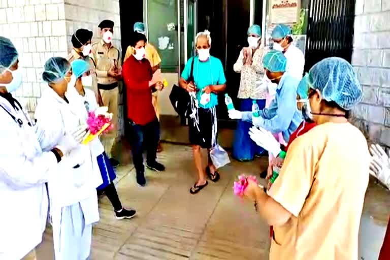 jaipur news  recovers from coronavirus  90 year old man recovers coronavirus  recovers from coronavirus in jaipur