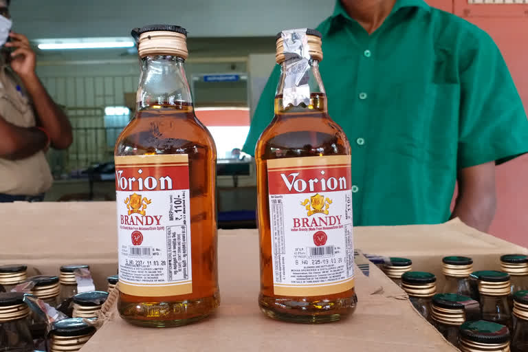 Huge quantities of liquor were  seized