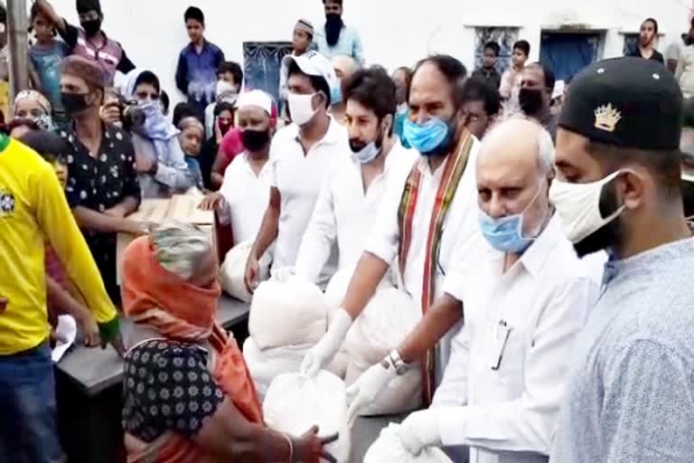 tpcc president participated in groceries distribution in karwan