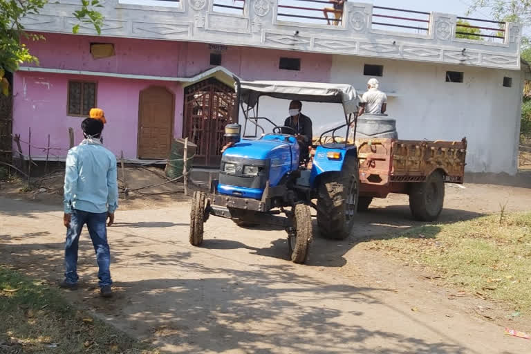 The administration got the village sanitized, distributed masks