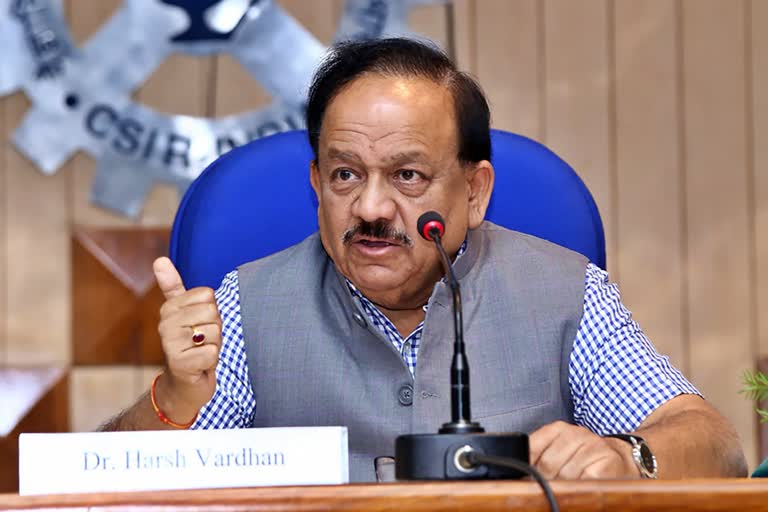 no new case of corona in 80 district says harsh vardhan