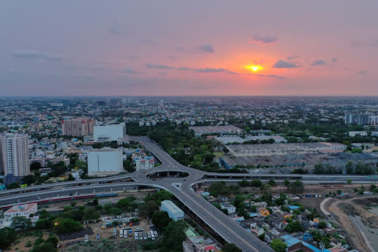 ட்ரோன் கண்காணிப்பில் சென்னையின் முக்கிய இடங்கள்!