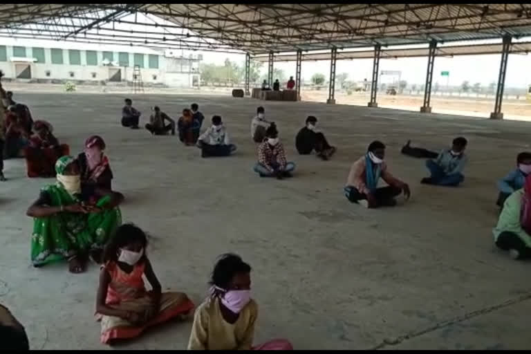 Health check up of returned migrant laborers simriya panna