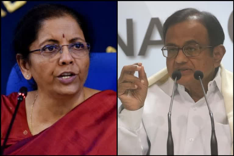 Nirmala Sitharaman and P Chidambaram