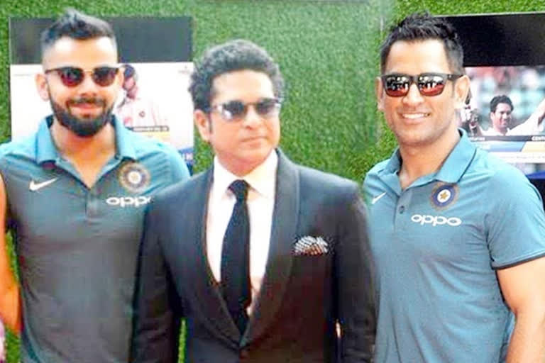 virat, sachin and dhoni