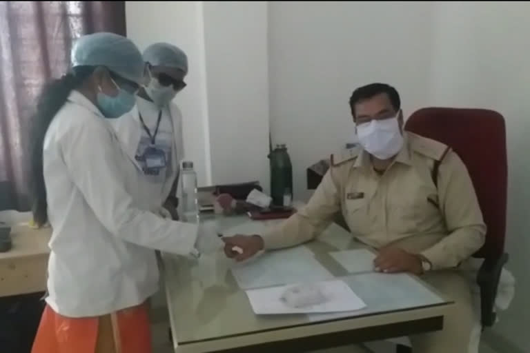 Health check up of policemen