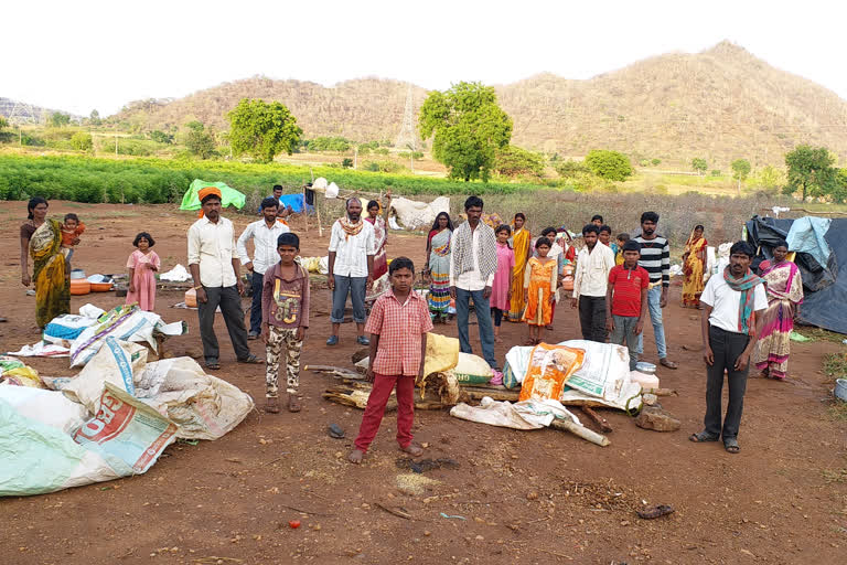 HUTS COLLAPSED DUE TO HEAVY RAIN IN KHAMMAM