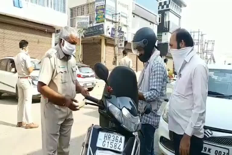 police entry ban in rewari