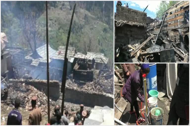 Fire incident in Shimla