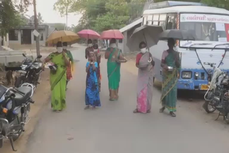 Yellow Water Festival held in simply way at ariyalur district in curfew period