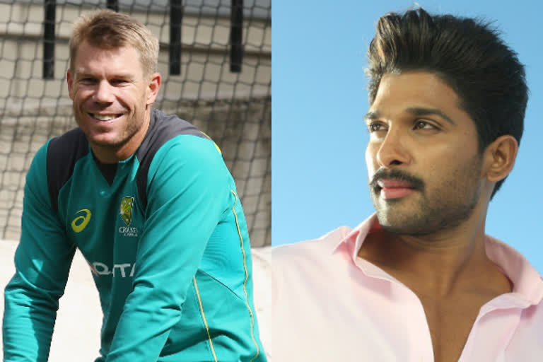 David Warner in awe of Allu Arjun and Pooja Hegdes dance number Butta Bomma