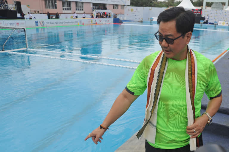 Kiren Rijiju, need to focus on swimming, excel in Olympics, ସନ୍ତରଣ ଉପରେ ଦିଆଯାଉ ଧ୍ୟାନ, କେନ୍ଦ୍ର କ୍ରୀଡା ମନ୍ତ୍ରୀ କିରଣ ରିଜିଜୁ