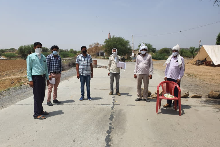 BCMO inspected check post, खेतड़ी में चेक पोस्ट का निरीक्षण, बीसीएमओ ने किया निरीक्षण