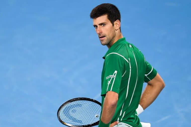 Tennis World No.1 Novak Djokovic