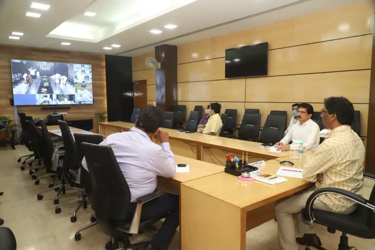 CM meeting via video conferencing with MPs and MLAs