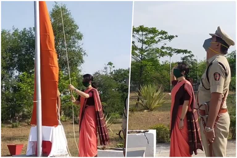 maharashtra day flag hoisting done only at collector headquarters in gondia