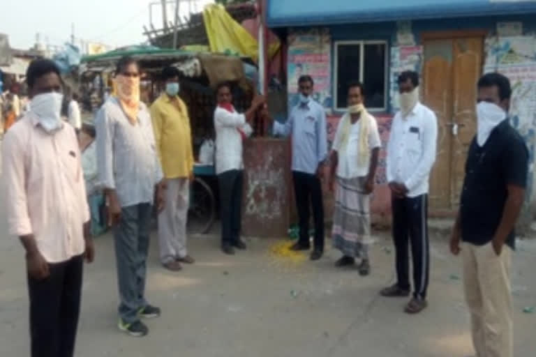 may day celebration held in udayagiri bus stand