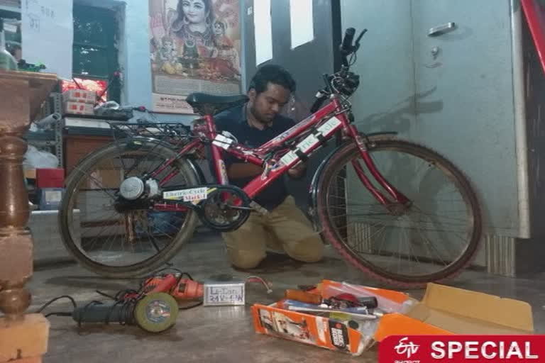 Lockdown: The invention of the electric bicycle in his spare time