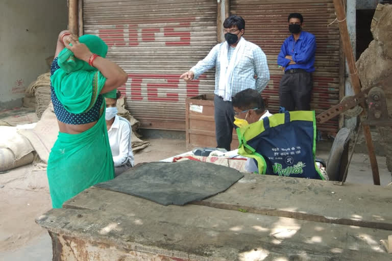 Ration distribution under national food security act scheme in district GB Nagar