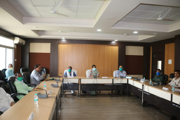 Anuppur District Crisis Management Group meeting held in anupur