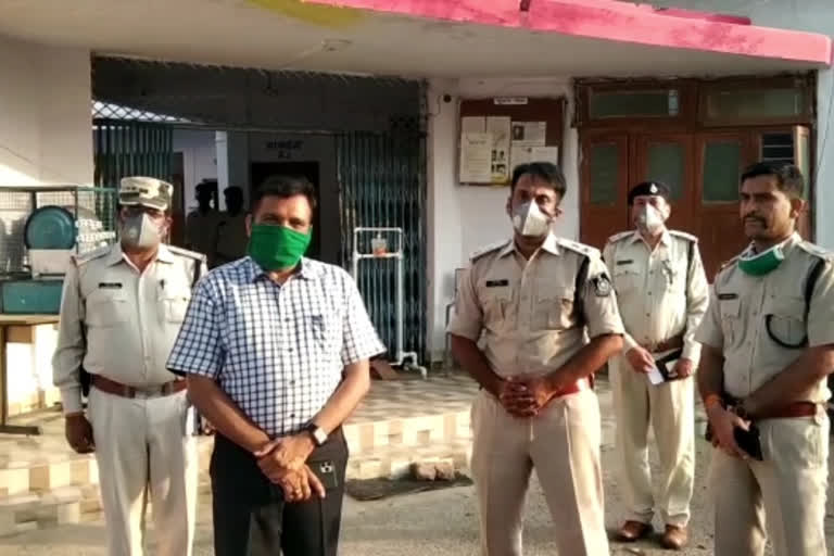 Rewa Range DIG inspected lockdown in Maihar Amarpatan police station area