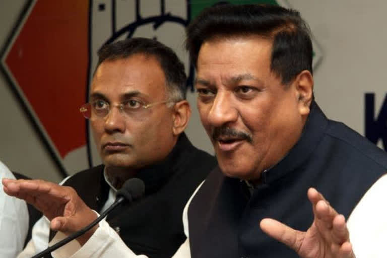 Prithviraj Chavan wishes Maharashtra Day to 'E TV Bharat'