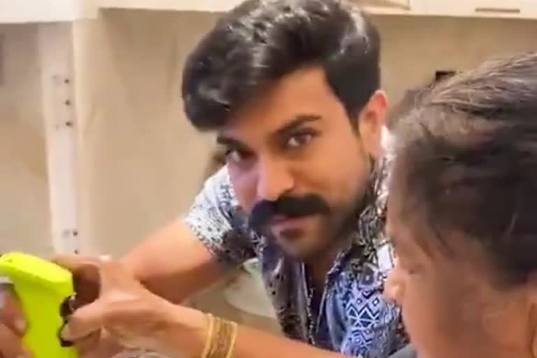 Telugu Star Ram Charan is Learning How to Make Butter with His Grandmother's Recipe