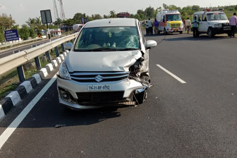 Car accident in national highway