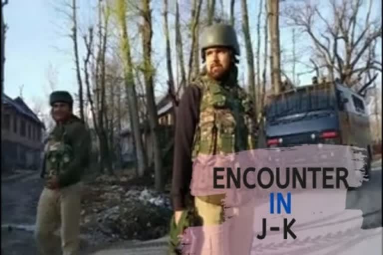 encounter in JK  Encounter in Pulwama  Pulwama encounter  ராணுவத்தினர் மீது பயங்கரவாதிகள் துப்பாக்கிச் சூடு  ஜம்மு காஷ்மீர், துப்பாக்கிச் சூடு, பயங்கரவாதிகள்