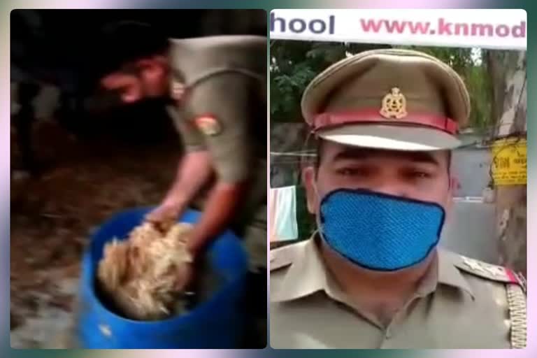 मुस्लिम पुलिसकर्मी ने पेश की इंसानियत की मिसाल