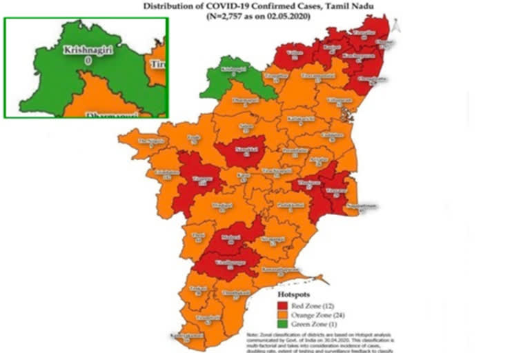 Green zone in Tamilnadu