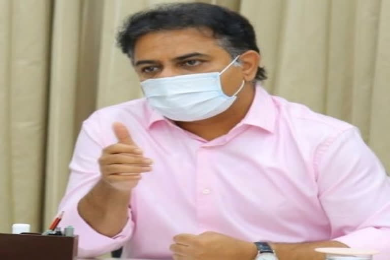 minister ktr shown gratitude on medical staff