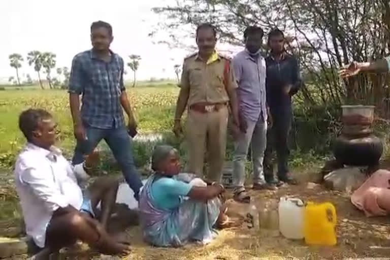 Sot police raids in bhuvanagiri